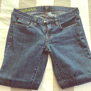 J.  Crew stretch toothpick jeans